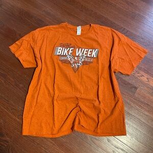Orange 2018 Daytona Bike Week t-shirt #biker #motorcycle